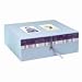 Babyprints Keepsake Box - Blue with Baby Footprints