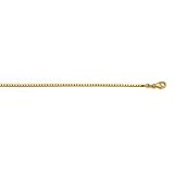 14k Yellow Gold 1.9mm Box Chain Necklace - 16 Inch