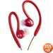 JVC HAEBX5R Inner Ear Sports Clip Headphones (Red)