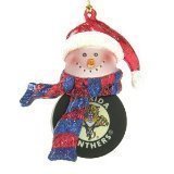 SC Sports Florida Panthers 3" Striped Snowman Puck Ornament 6-Pack