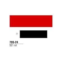 3M Scotchlite Reflective Striping Tape, Red, 1/2-Inch by 50-Foot