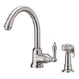 21rMj5f2XpL. SL160  Danze D405040SS Fairmont Single Handle Kitchen Faucet with Matching Spray, Stainless Steel