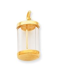 14k Gold Fillable Capsule Charm