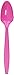 Amscan 43601.103 Plastic Spoons, One Size, Bright Pink