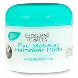 Physicians Formula Eye Makeup Remover Pads, Oil Free, For Normal To Oily Skin