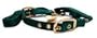 Sheep Show Halter W/ Lead, .75" Green