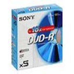 Review Sony DMR47A4//Z / Sony DMR 47 - 5 x DVD-R - 4.7 GB ( 120min ) 16x - jewel case - storage media