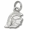 Low price USC Trojans 3/8" Trojan Head Charm - Sterling Silver Jewelry