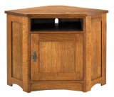 Cherry Oak Corner TV Stand Craftsman Collection by Anthony Lauren - CMCTVS