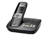 Gigaset CX610A ISDN Schnurlostelefon (4,6 cm (1.8 Zoll) TFT-Farbdisplay, Anrufbeantworter, Babyalarm, Eco-Mode, Freisprecheinrichtung) pianoschwarz