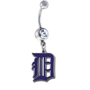 Detroit Tigers MLB Sexy Belly Navel Ring