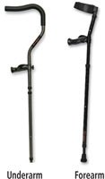 Standers Millennial Crutches Underarm Adult - Set of 2