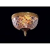 Review Crystorama Lighting  / Serene 10 inch crystal flush mount in chrome