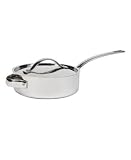 Gordon Ramsay by Royal Doulton Stainless-Steel 3-Quart Sauté Pan with Lid
