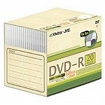 Victor DVD-R������ 8��® �ۥ磻�ȥץ�󥿥֥� 20��ե�����ܥå������� VD-R120LB20
