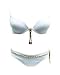 Sports : HUIT Victor Push Up Bikini, wei&szlig;-gold