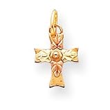 10k Black Hills Gold Cross Pendant