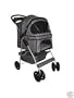 BestPet Classic Gray 4 Wheel Pet Stroller