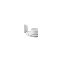 heller stacking melamine 4 piece dinnerware set by vignelli