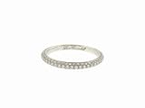 Three Sided Diamond Ring in Platinum and Diamond by Lucie Campbell