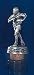 Rugby Pewter Bottle Stopper