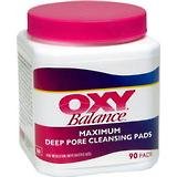 Oxy Balance Maximum Strength Deep Pore,Cleansing Pads - 90 each sku 4647004