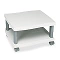 Safco Wave Under Desk Printer Stand - Printer stand - charcoal, attractive light gray