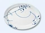 Royal Copenhagen Blue Fluted Mega Oval Plate Number 1