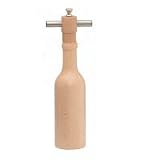Review Chef Specialties  / Wine Bottle Wooden Pepper Mill with Stainless Steel