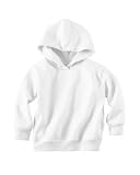 Toddler Pullover Hooded Sweatshirt, Color: White, Size: 4T