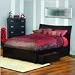 Atlantic Furniture Milano Bed with Flat Panel Footboard Milano Storage Platform Bed Size: King