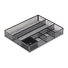 Rolodex 22131 Rolodex Deep Desk Drawer Organizer, Metal Mesh, 15-1 4Wx11-7 8Dx2-1 2H, BLK by Rolodex(R)