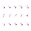 Joby Nail Art Sticker Jewels on Pink Design - BT-01