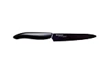 Kyocera Revolution 5-Inch Micro Serrated Utility Knife, Black Blade