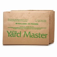 Smurfit-Stone's YardMaster 49022 Biodegradable/Recyclable Paper Lawn & Leaf Bags - 5 Pack