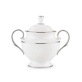 Lenox Floral Veil Sugar Bowl, 4 1 8 by Lenox