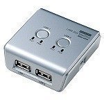サンワサプライ USB2.0ハブ付手動切替器 SW-US22H