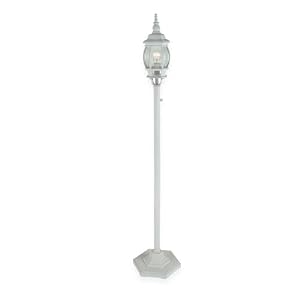 Royce Lighting RL9196WT Outdoor Portable Post Lantern White with Clear Globe by Royce Lighting