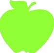 CALENDAR CUT-OUTS APPLE 31/PK 3