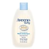 Aveeno Baby Wash and Shampoo, Tear Free - 8 Oz