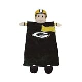 Green Bay Packers Sleeping Bag With Plush Mascot