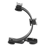 Adorama "C" Shaped Adjustable Bracket with Two Shoes & 2 Tripod Screws