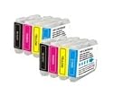 Take4Less 8-pack LC51 LC-51 (2B,2C,2M,2Y) Brother Compatible Ink Cartridges for Brother MFC240C, DCP130C, MFC-5460CN, MFC-440CN, MFC-665CW, MFC-5860CN, MFC-3360C