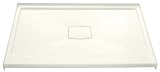 KOHLER K-9479-96 Archer FRP Shower Receptor with Removable Cover, 60-Inch by 36-Inch, Biscuit