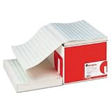 UNIVERSAL Recycled Green Bar Computer Paper, 14-7/8 x 11, Perforated Margins, 2800 Sheets (Case of 2)