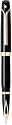Sheaffer Valor Fountain Pen, 22k Gold Plate Trim with Cartridges, Black Acrylic Finish (SH/9350-0)