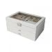 Alana White Mock Croc Jewelry Case with Travel Pack