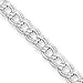 Sterling Silver Double Link Charm Bracelet - 8 Inch