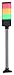 Stacklight, 3 Tiers, Green/Red/Yellow, Continuous,85dBA,Multiple,28VAC,28VDC,Wire Leaded,NEMA 12