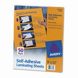 AVE73601 - Clear Self-Adhesive Laminating Sheets